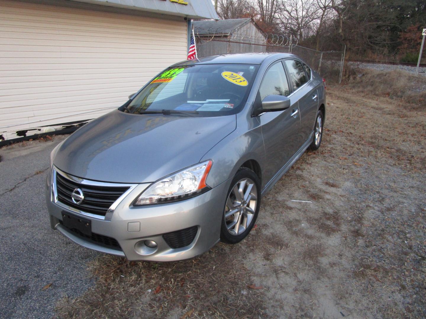 2013 Gray Nissan Sentra S 6MT (3N1AB7AP5DL) with an 2.0L L4 DOHC 16V engine, 6-Speed Autoamtic transmission, located at 2553 Airline Blvd, Portsmouth, VA, 23701, (757) 488-8331, 36.813889, -76.357597 - Photo#1